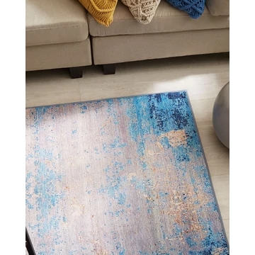 INEGOL absztrakt mintájú szőnyeg 140 x 200 cm (kék) 50067