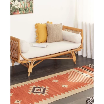 GAVAR kilim pamut futószőnyeg 80 x 300 (narancs-bézs-barna) 255750