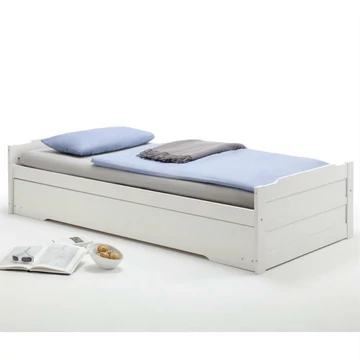 LORENA 90 x 200 gyermek heverő vendégággyal (fehér) 5081