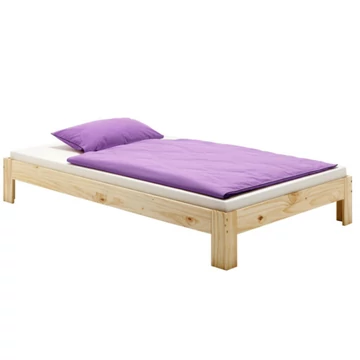 THOMAS 90 x 200 fenyő futon ágykeret (natúr lakk) 72805