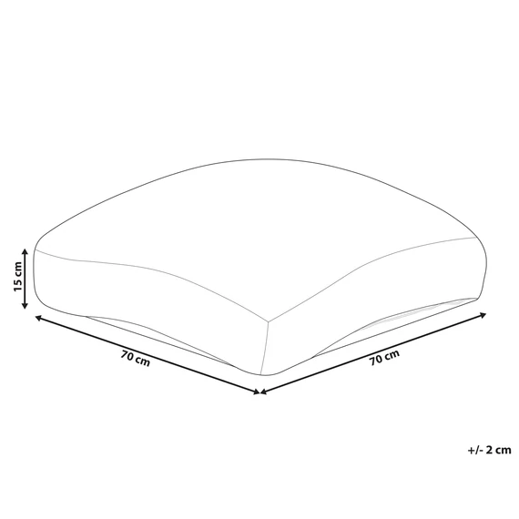 JOARA pamut padlópárna 70 x 15 cm (bézs) 28413