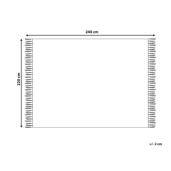 VELLA pamut takaró 220 x 240 (oliva zöld) 36411