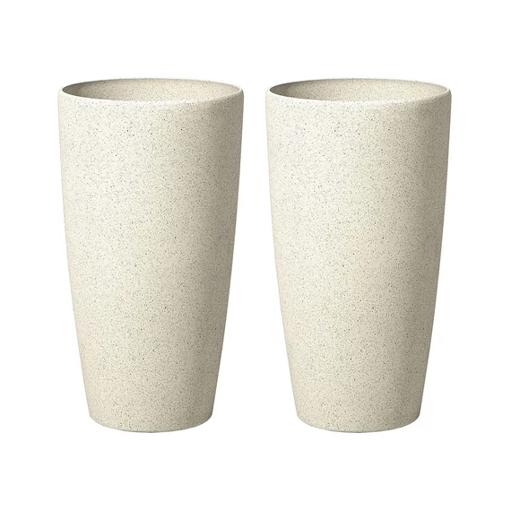 ABDERA műkő virágcserép 2 db-os szettben 58 cm (bézs) 1362809
