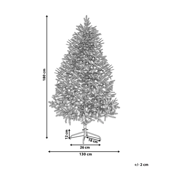 BASSIE műhóval borított műfenyő 180 cm 15439