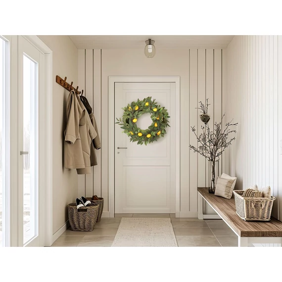 LENRUN dekor koszorú 50 cm (zöld) 39940