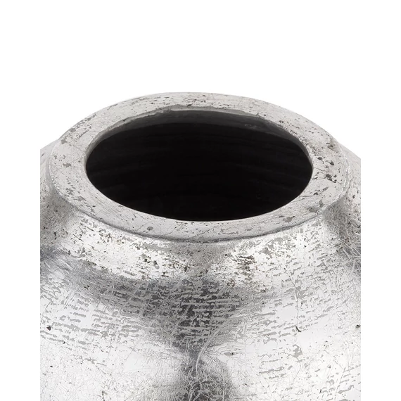 LORCA kerámia dekor váza 48 cm (ezüst) 1678