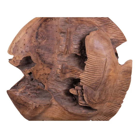 PLAICE rusztikus fali dekor figura (világos fa) 13513