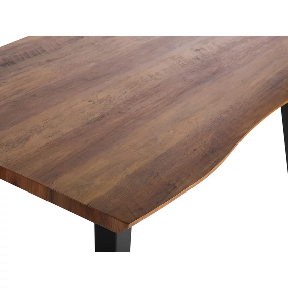 WITNEY 160 cm 90 étkezőasztal (sötét barna) 13496-97