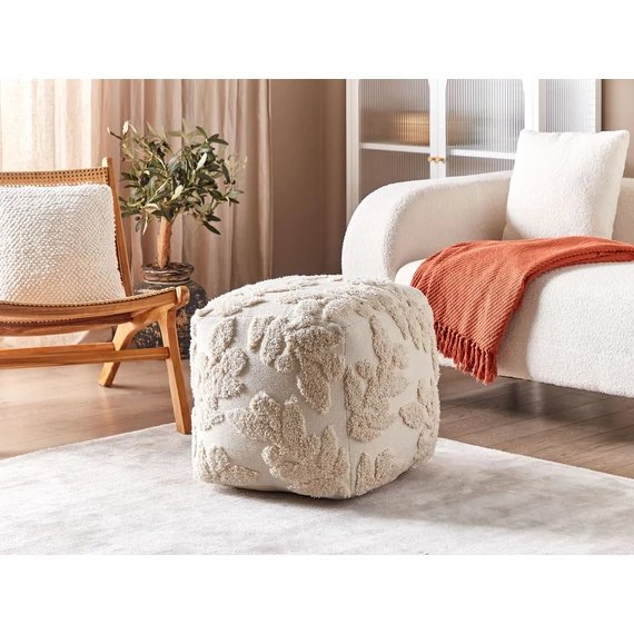 MULTAN pamut puff 45 x 45 x 45 (bézs) 394702