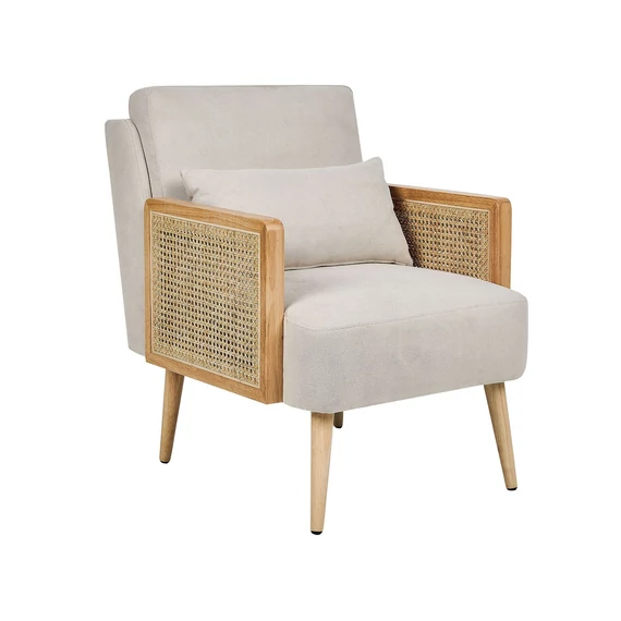 ORUM szövet - rattan fotel (világos bézs) 26650