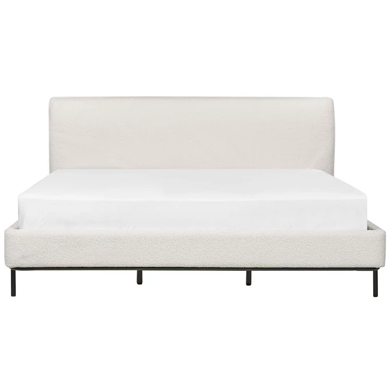 CORIO buklé franciaágy 180 x 200 cm (fehér) 30746