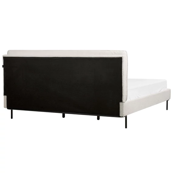 CORIO buklé franciaágy 180 x 200 cm (fehér) 30746