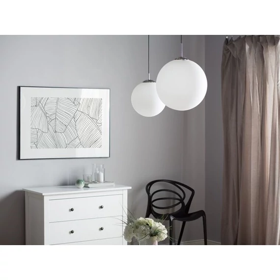 BARROW L üveg függőlámpa (fehér) 6294
