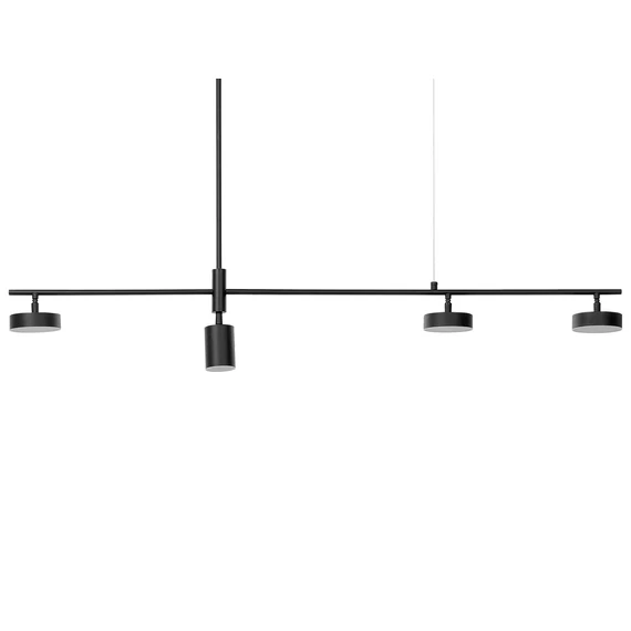 FOYLE 4 égős fém LED-es függőlámpa (fekete) 23866