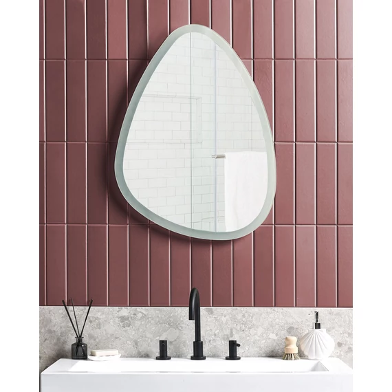 BETHUNE fürdőszobai tükör led fénnyel 58 x 78 (ezüst) 21046