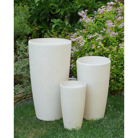 ABDERA műkő virágcserép 42 cm (világos bézs) 1297240
