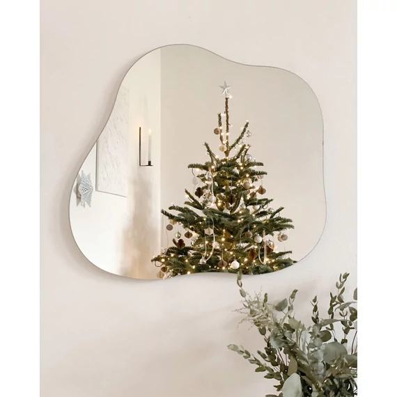BAGNEUX falitükör 55 cm (ezüst) 21720