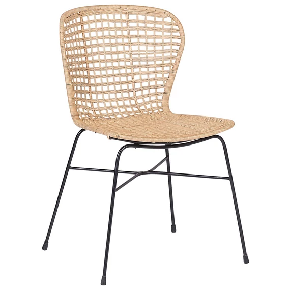 ELFROS rattan étkezőzék 2 db-os szettben (natúr) 5845
