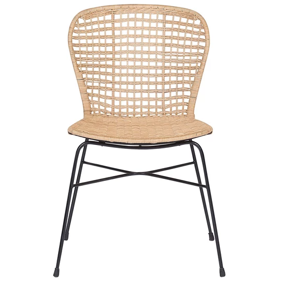 ELFROS rattan étkezőzék 2 db-os szettben (natúr) 5845