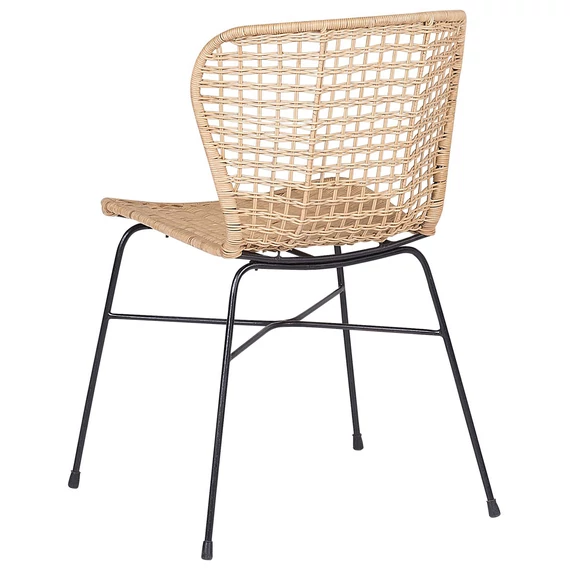 ELFROS rattan étkezőzék 2 db-os szettben (natúr) 5845