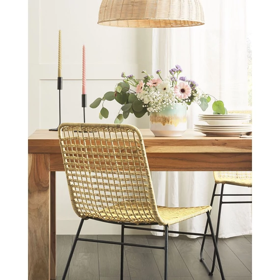 ELFROS rattan étkezőzék 2 db-os szettben (natúr) 5845
