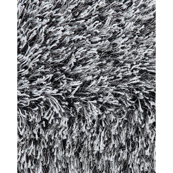 CIDE hosszú szálú szőnyeg 140 x 200 cm (fekete-fehér) 15155