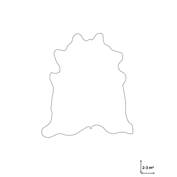 NASQU bőrszőnyeg 2-3 m² (sötét barna) 20457