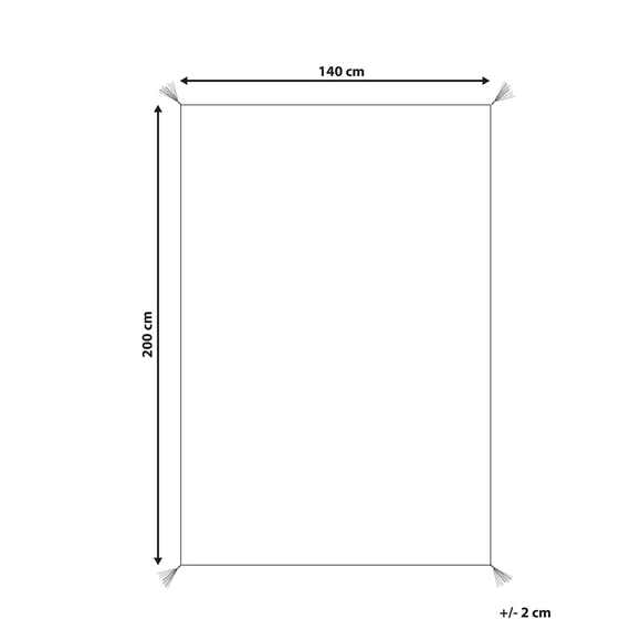 SAKARYA hosszú szálú szőnyeg 140 x 200 cm (fehér) 30241