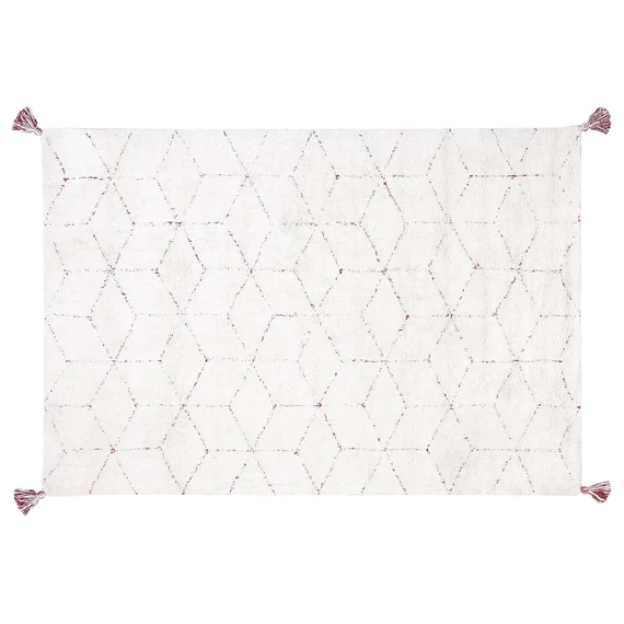 SAKARYA hosszú szálú szőnyeg 140 x 200 cm (fehér) 30241