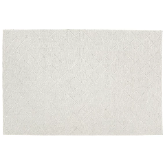 ELLEK gyapjú szőnyeg 160 x 230 cm (tört fehér) 6889