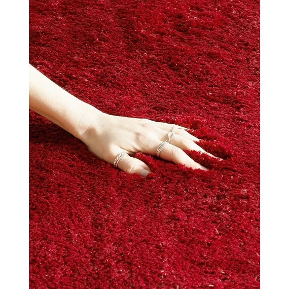 EVREN hosszú szálú szőnyeg 200 x 200 cm (piros) 40041