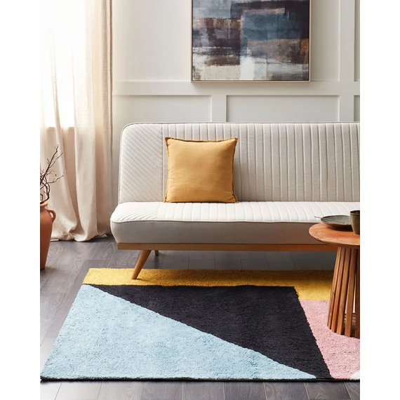JALGAON pamutszőnyeg 140 x 200 cm (színes) 30444