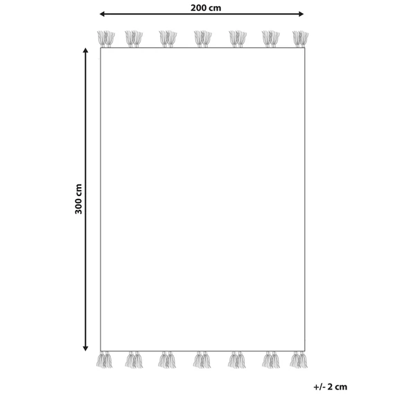 KAGHSI kilim gyapjúszőnyeg 200 x 300 cm (több színű) 25787
