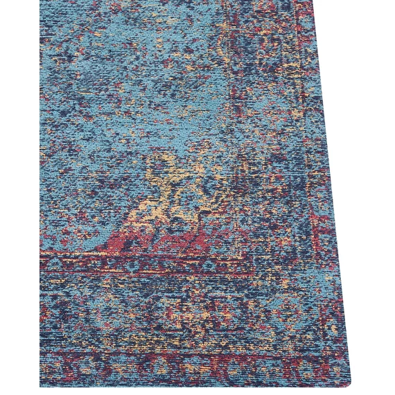 KANSU pamutszőnyeg 160 x 230 cm (kék) 24568