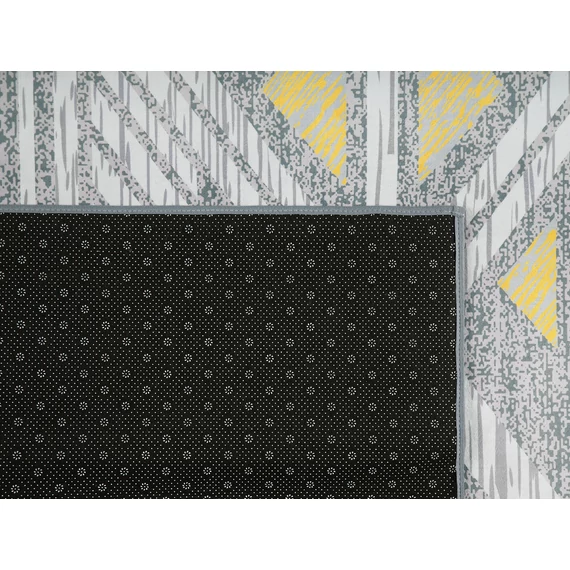 KARGI geometrikus mintás szőnyeg 160 x 230 (szürke-sárga) 60116