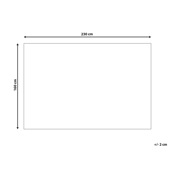 KARGI geometrikus mintás szőnyeg 160 x 230 (szürke-sárga) 60116