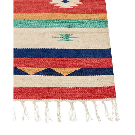 MARGARA színes kilim pamutszőnyeg 200 x 300 (több színű) 25609