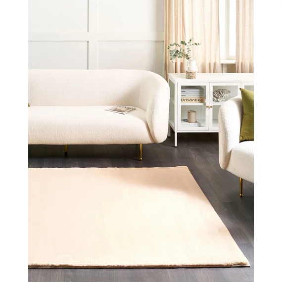 MIRPUR műnyúlszőrme szőnyeg 160 x 230 cm (bézs) 23939