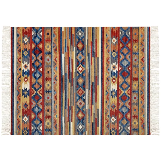 NORAKERT színes kilim gyapjúszőnyeg 160 x 230 cm 25858