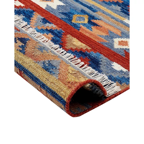 NORAKERT színes kilim gyapjúszőnyeg 160 x 230 cm 25858