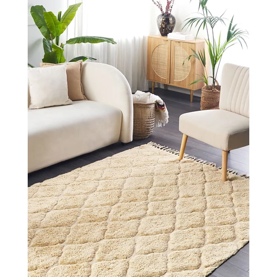 SANLIURFA pamut szőnyeg 160 x 230 cm (bézs) 22058