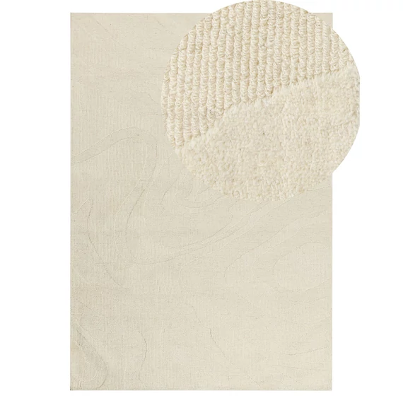SASNAK gyapjú szőnyeg 160 x 230 cm (bézs) 26763