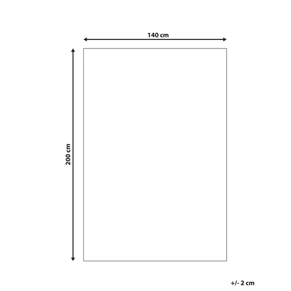 SILVAN pamut szőnyeg 140 x 200 (sárga) 3594