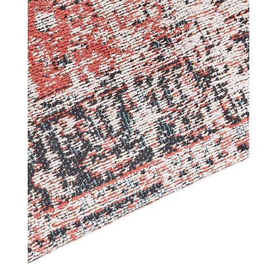 ATTERA pamut szőnyeg  80 x 150 cm (piros-bézs) 24543