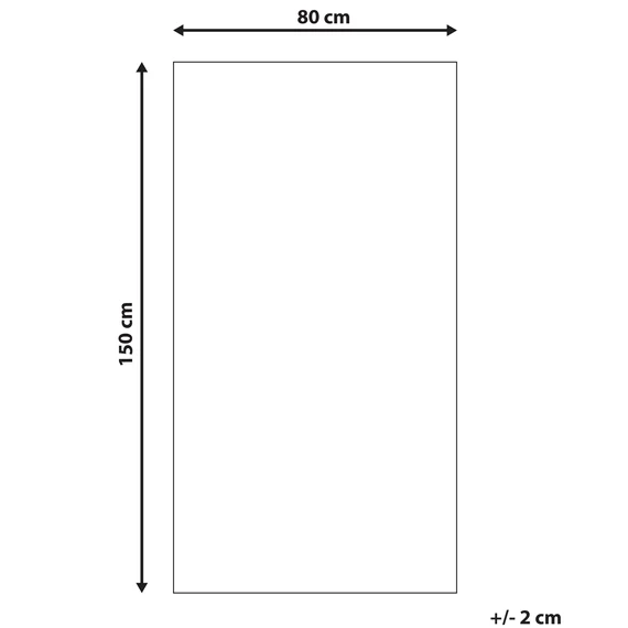 ATTERA pamut szőnyeg  80 x 150 cm (piros-bézs) 24543