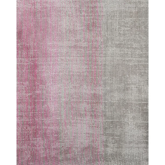 ERCIS viszkóz szőnyeg 140 x 200 cm (szürke-rózsaszín) 2360