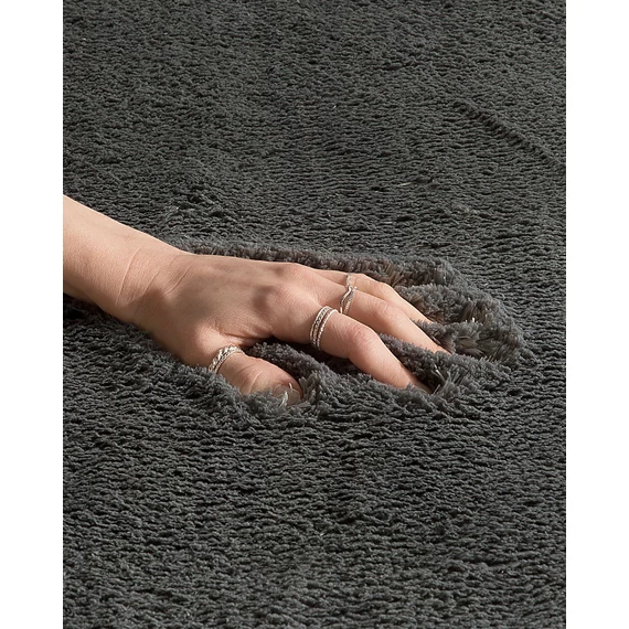 EVREN hosszú szálú szőnyeg 80 x 150 (sötét szürke) 40018