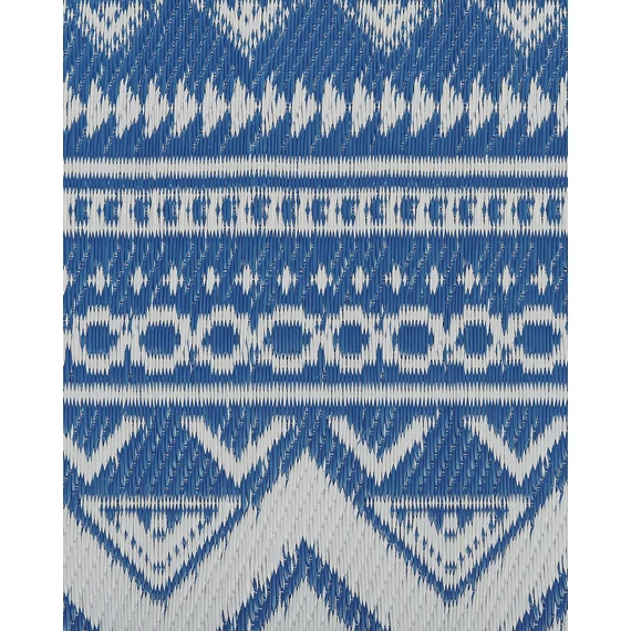 NAGPUR geometrikus szőnyeg 120 x 180 cm (kék-fehér) 50433