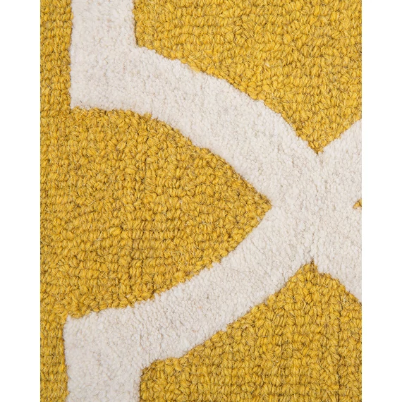 SILVAN gyapjúszőnyeg 80 x 150 cm (sárga) 3593