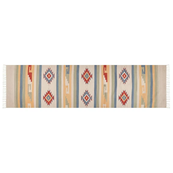 APARAN kilim pamutszőnyeg 80 x 300 cm (több színű) 25606